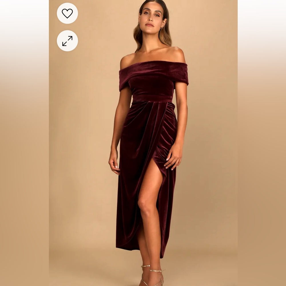Red Velvet Cocktail Dress